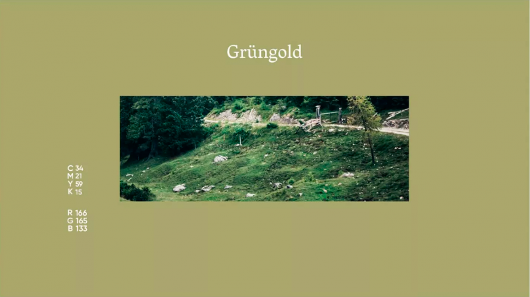 Gottstein Grüngold Hausfarbe