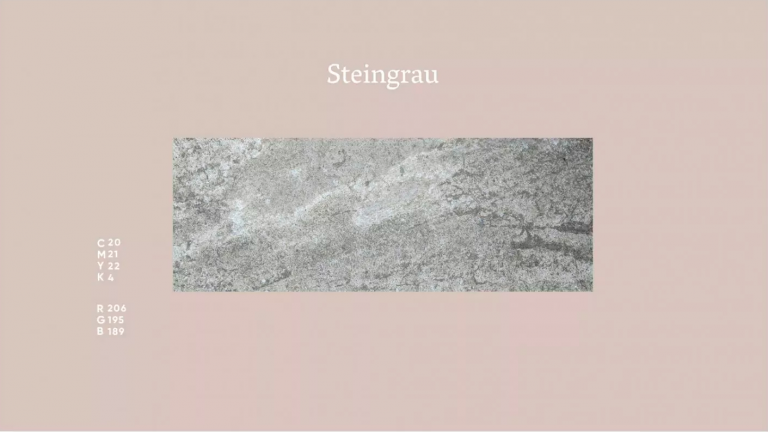 Gottstein Steingrau Hausfarbe