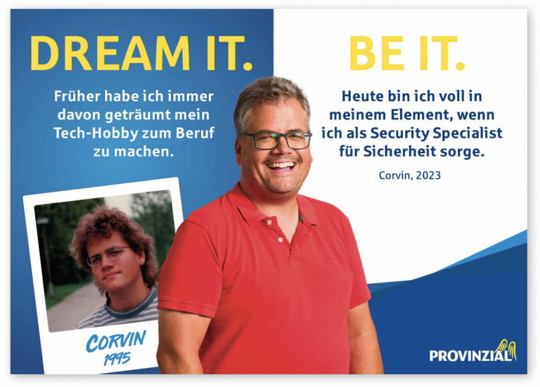 Provinzial Website - Mitarbeiter Profil von Corvin