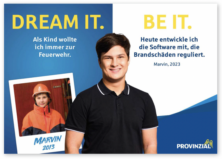 Provinzial Website - Mitarbeiter Profil von Marvin